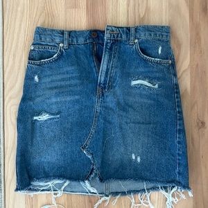FREE PEOPLE DENIM SKIRT